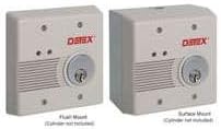 DetexEAX-2500F-BK AC/DC External Powered Flush Wall Mount Exit Alarm