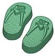 Right Flip Flop Soap Mold