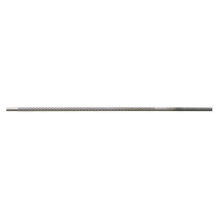 Nicholson Round Chain Saw Hand File, Single Cut, American Pattern, Smooth Cut, 6" Length, 5/32" Length, 5/32" Diameter Boxed