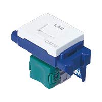 Panasonic ぐっとすシリーズ情報モジュラジャック CAT5E 埋込 ホワイトNR3160W商品画像