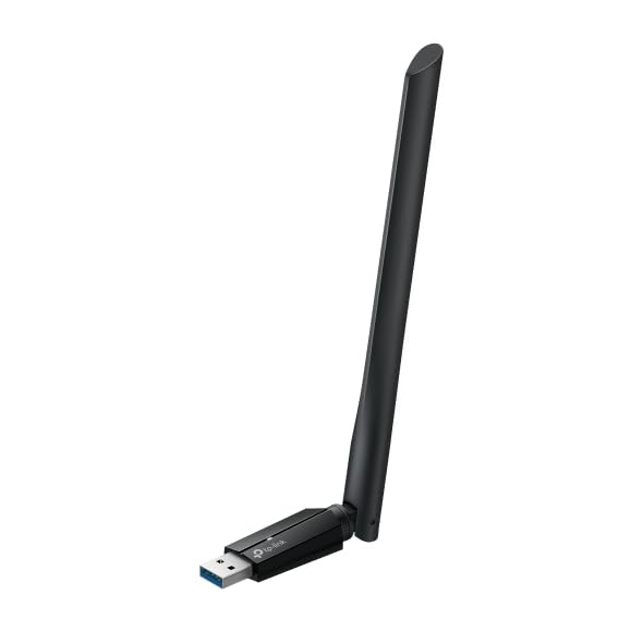 TP-Link Archer TXE70U Plus WLAN Stick for PC WiFi 6E, AXE5400 USB WLAN Adapter Tri-Band, USB 3.0, High-Gain Antennas, WPA3, Compatible with Windows 11/10