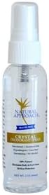 Natural Approach Deodorant Stone Crystal Spray Travel Size 2 ounces