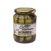 Image of Othentic - Organic Sweet & Spicy Pickle Spears, 24.3oz