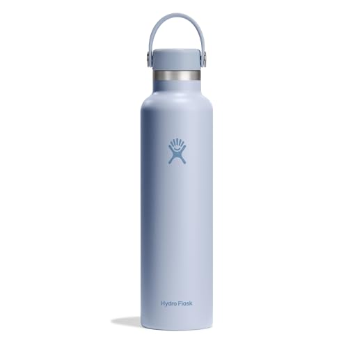 Hydro Flask - Wasserflasche 709 ml (24 oz) - Vakuumisolierte Edelstahl-Wasserflasche mit auslaufsicherem Flex-Verschluss und Pulverbeschichtung - Stan