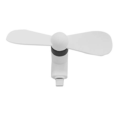 Mini Portable Lightweight USB Fan Plug & Play Sports Travel Camping Cooling Fan Phone Accessory Compatible for iPhone
