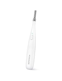 DEPSTECH WiFi Otoscope, 0.169 in ultra delgado WiFi HD cámara de inspección de oídos, oreja Scope Earwax Mite herramienta de limpieza con 6 luces LED ajustables para niños y adultos