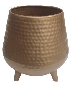 Truphe Export Quality Plant Stand Pot for Indoor Living Rooms (Gold)