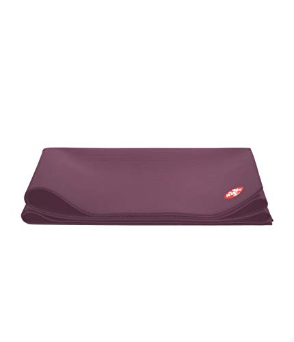 Manduka PRO Travel Yoga Mat 2.5mm Thin, Lightweight, Non-Slip, Non-Toxic, Eco-Friendly – 71 Inch Long, Indulge. Made with Dense Cushioning for Stability and Support
