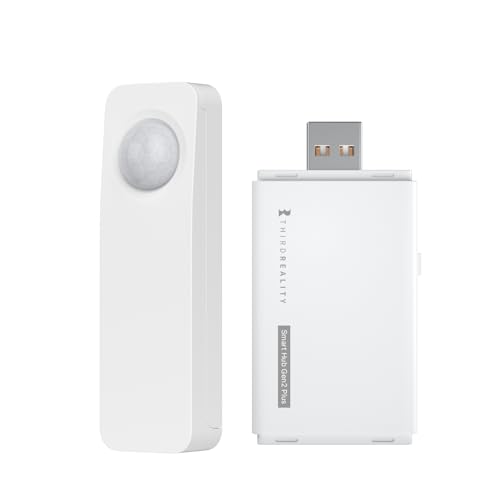 THIRDREALITY Zigbee Motion Sensor Starter Kit, Zigbee Hub Included, Pet Friendly, Enable Skills with Alexa