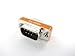 9-Pin DB9 Male to Male Mini Null Modem Adapter NULL-A-9MM