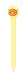 Kikkerland Duck LED Ballpoint Pen, Yellow (4407C)