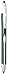 BIC Glide Exact Black Retractable Ballpoint Pens, Fine Point (0.7mm), 3-Count Pack, Ultra Smooth Writing Black Pens