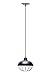 Globe Electric 64833 Lonni 1-Light Pendant, Oil Rubbed Bronze, Black Cord