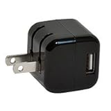 Monoprice 2 Port USB Wall Charger 1A - Black (108857)