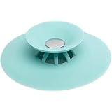 Generic Drain stopper sink strainer hair catchers silicone bathtub drain cover 2 in 1 stop and filter for floor