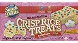 Snack Delite Marshmallow Crisp Rice Treats Rainbow Chip 0.78 Oz. Pk Of 3.
