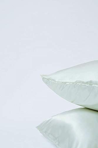 Grace Eleyae Charmeuse Satin Hair Care Pillowcase [Queen Size] Ivory
