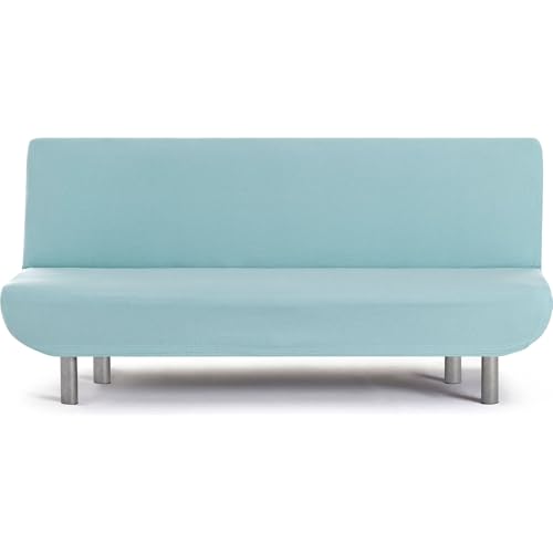 ECOMMERC3 | 3 Seater Clic-Clac Bi-Elastic Universal Sofa Cover – Sea Water Colour Easy to Put on and Remove – Anti-Wear Protection