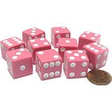 1 Dozen Pink Dice