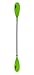 Pelican - 2-Piece Heavy-Duty Aluminum Kayak Paddle - Extra Tough & Lightweight - for Kayaks or Inflatable (Lime, 89 in)