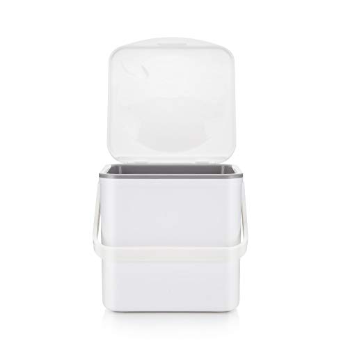 Minky Homecare Food Compost Caddy, White - Thumbnail 2