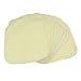 OsoCozy - Unbleached Organic Flannel Baby Wipes 12 Pack - Soft, Natural and Organic Baby Wipes - Reusable, Washable and Highly Absorbent - Made in the USA