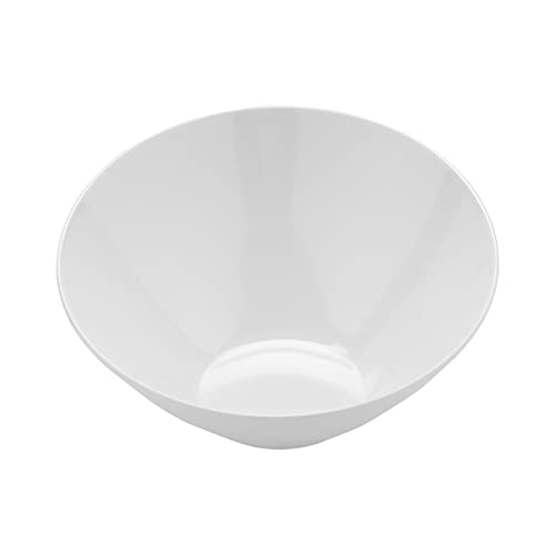 G.E.T. B-783-W Angled Cascading Serving Bowl for Rice, Snacks and Dessert, 3 Ou…