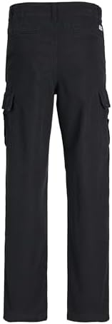 JACK&JONES JUNIOR JPSTKANE JJBARKLEY Cargo Pant Noos Jnr, Pantaloni Cargo Bambino, Black,