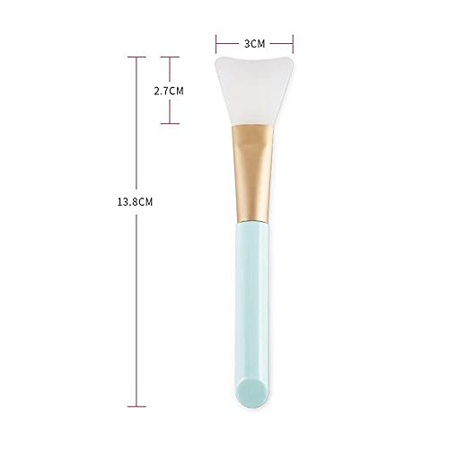 3pcs Mud Face Mask Brushes Silicone Soft Facial Mud Clay Charcoal Applicator Moisturizers Hairless Eye Body Lotion Butter Makeup Cosmetic DIY Tools Pinkiou