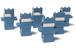FCD - (Pack of 6) Duplex LC to LC Female to Female Couplers | Singlemode/Multimode, LC Female to LC Female Couplers | | f/f lc/lc Female/Female Adapter sm mm Coupler 6 Pack