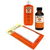 Hoppes Cleaning Kit - Compact Size for Range Bags - Includes Gun Bore Cleaner and Hoppes Gun Oil Bundled with 40 Hoppes Gun Cleaning Patches for 9mm .38 to .45cal and .410 to 20ga