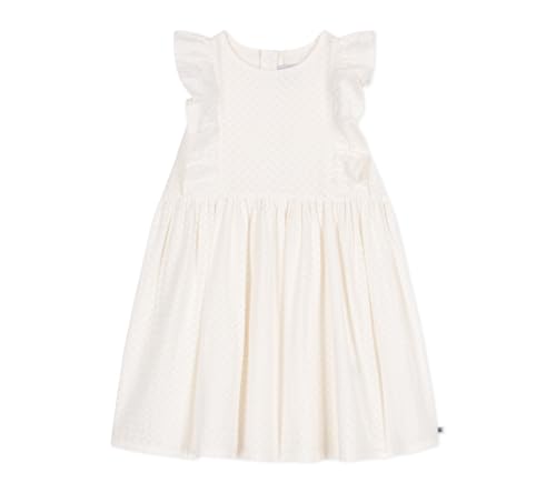 Petit Bateau A0CNQ Robe sans Manches Blanc Fille 6 Ans