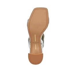 Dolce Vita Women's ILVA MID Heeled Sandal, Silver