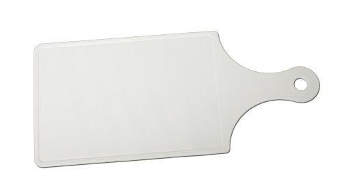 Chef Craft 20965 Paddle Shaped Cutting Board, Plastic 12 in L x 5 in W White - //medicalbooks.filipinodoctors.org
