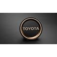 Toyota Bronze Heritage Center Cap, 84mm, Black Base, for 4Runner, Land Cruiser, Sequoia, Tacoma, Tundra, PT998-35221-5F