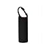 Wpeng Cup Sleeve Built Bottle Carrier Buddy Bottle Tote, 1 pcs The portable handle 18 oz 500 ml Glass bottle cover Cup Sleeve (Black)