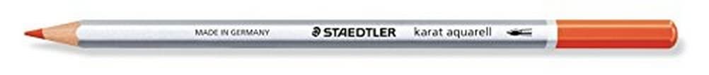 Staedtler Karat Aquarell 125-24 Professional Watercolour Pencils - Scarlet (Pack of 6)