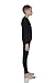 Rocky Thermal Underwear Kids, Boys Thermal Underwear Set Long Johns Thermals Kids Base Layer kids thermals top bottom set Boys Winter Clothes Shirt & Pants, Ski/Extreme Cold (Black, X-Small)