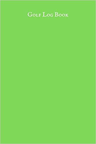 Golf Log Book Portable Golfers Notebook Golf Yardage Pad