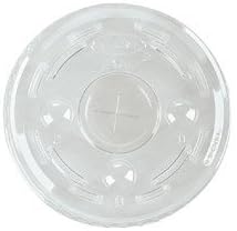 Dart Container L24C Plastic Flat Lids w/Straw Slot for 12/16/24 Oz Cups (DCCL24C) Category: Cup Lids