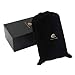 Galiner Cigar Humidor Travel leather Case Cedar Wood Portable Cigar Box Removable Cedar Tray Black Gift Box