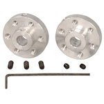Pololu 1083 Universal Aluminum MOUNTING HUB for 6mm Shaft Pair, 4-40 Holes