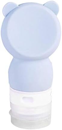 Bodhi2000 Silicone Travel Bottles, 60ml Cute Panda Design Leak Proof Squeezable Travel Toiletry Containers for Shampoo Conditioner Lotion, Random Color