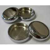 J A Milton Chrome Castor Cups Max Internal diameter 48mm set of 4