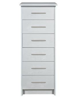 Toronto 6 Drawer Tall Chest Of Drawers Amazon Co Uk Kitchen Home