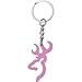 Browning Arms Company Pink Buckmark Logo Infinity Car Truck SUV Key Chain