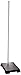 United Scientific SSB4X6-CI Support Stand with Cast Iron Base, 6