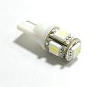 LOT of 5, COOL WHITE Bulb T5 Wedge 1W 360Deg LEDs for Malibu 12V AC Landscape