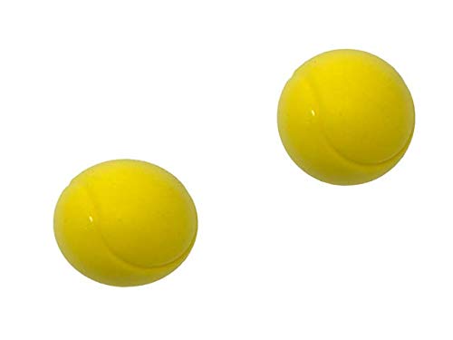 E-Deals 70mm Soft Foam Tennis Balls - Pack of 2 Yellow
