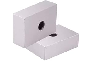 CHENTEC 1-2-3 Blocks Matched Pair Hardened Steel One Holes (1"x2"x3") Set Precision Machinist Milling